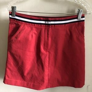 Tommy Hilfiger Golf Skort Pickleball Tennis Red Size 4
